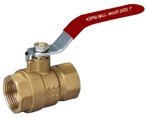 Forged Brass Ball Valve Threaded Ends to BS21 Full Bore